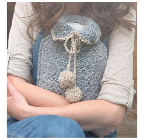 Crochet Hot Water Bottle Cosy - Simply Crochet