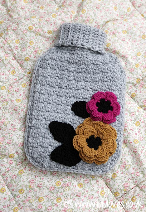 Lululoves: Crochet Hot Water Bottle Cover