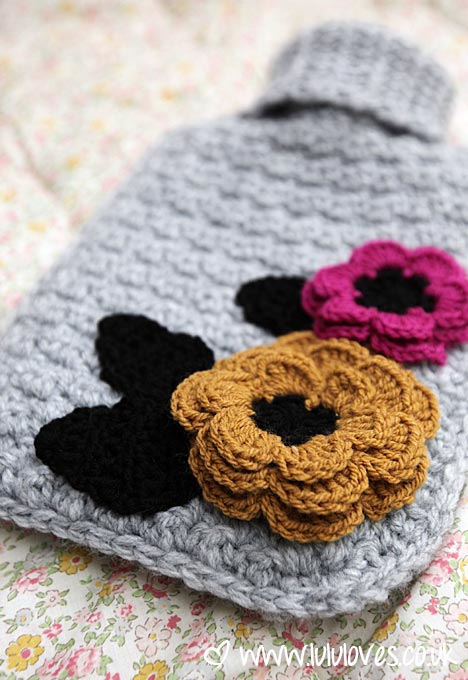 Lululoves: Crochet Hot Water Bottle Cover