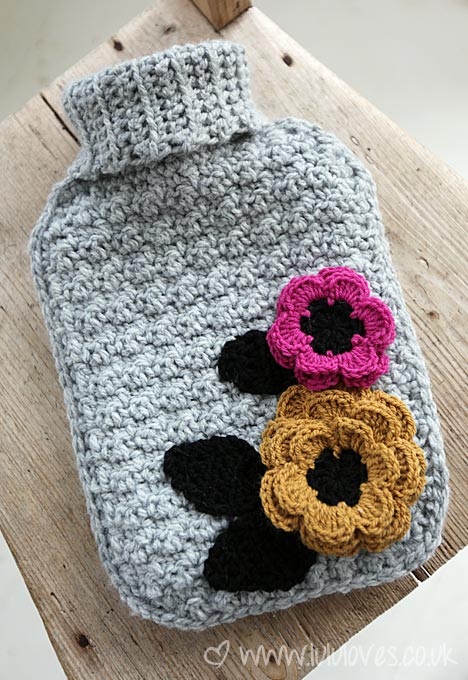 Lululoves: Crochet Hot Water Bottle Cover