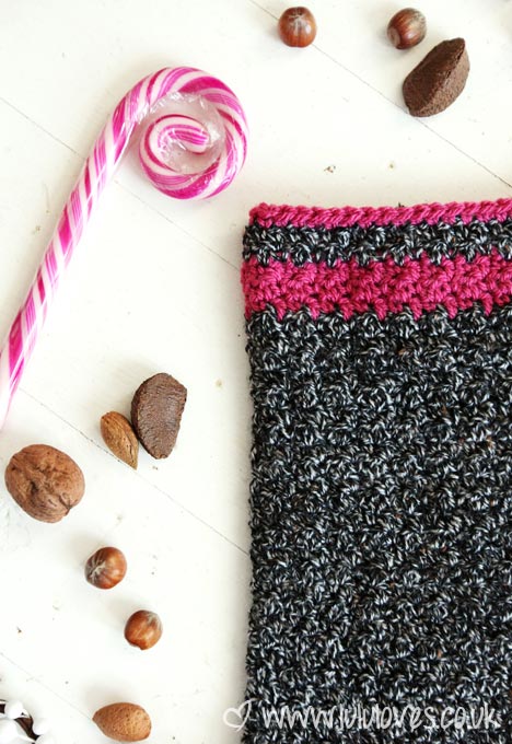 Lululoves crochet christmas stocking