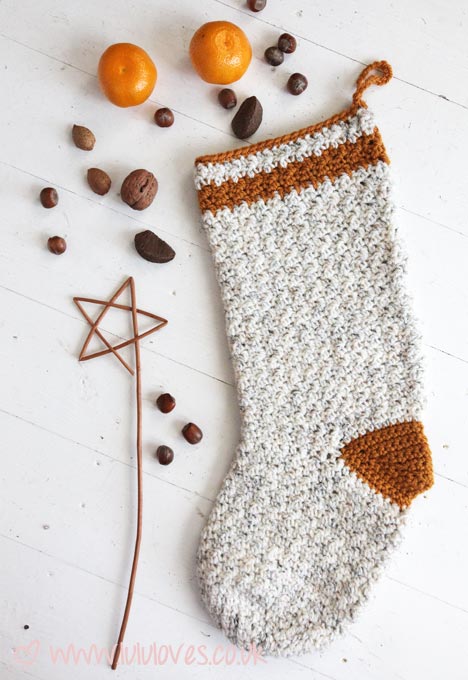 Lululoves crochet christmas stocking