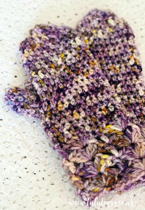 Lululoves Crochet Mittens