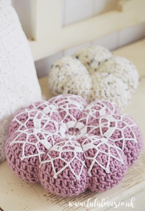 Lululoves: Rustic Lace Crochet Pumpkin pattern by MegMadeWithLove