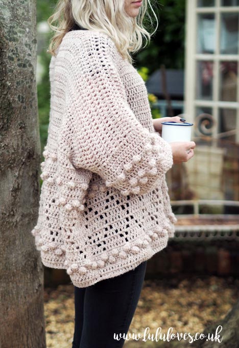 Lululoves: Diamonds and Bobbles Crochet Jumper