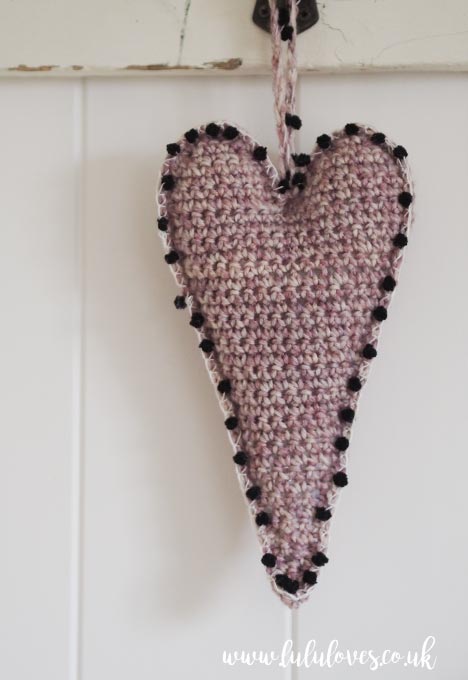 Lululoves: Crochet Skinny Hearts Pattern