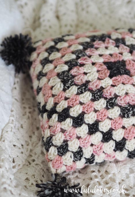 Crochet Granny Square Cushion | Lululoves Blog