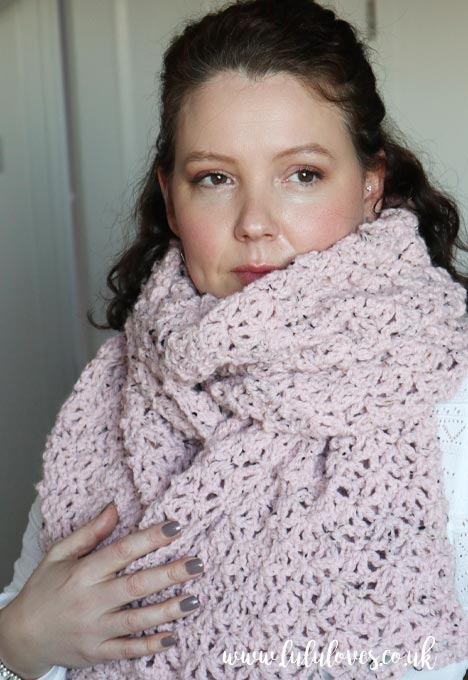 Free Crochet Lacy Scarf Pattern | Lululoves Blog