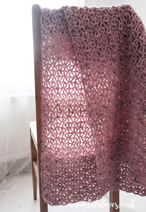 Free Crochet Lacy Scarf Pattern | Lululoves Blog