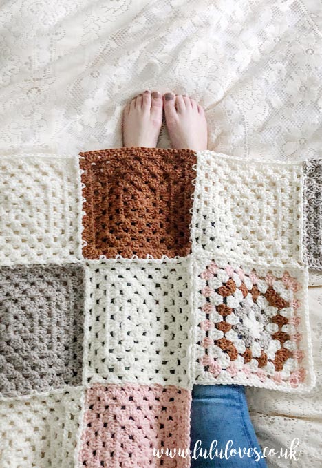Crochet Granny Square Blanket | Lululoves Blog