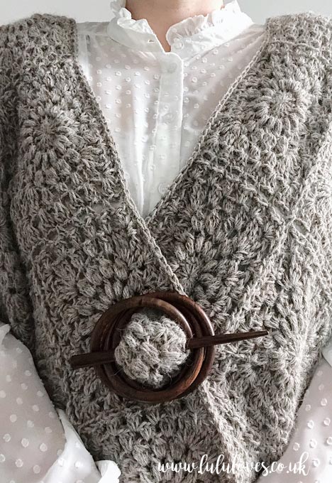 Lululoves | Crochet Boxy Cardigan Tutorial