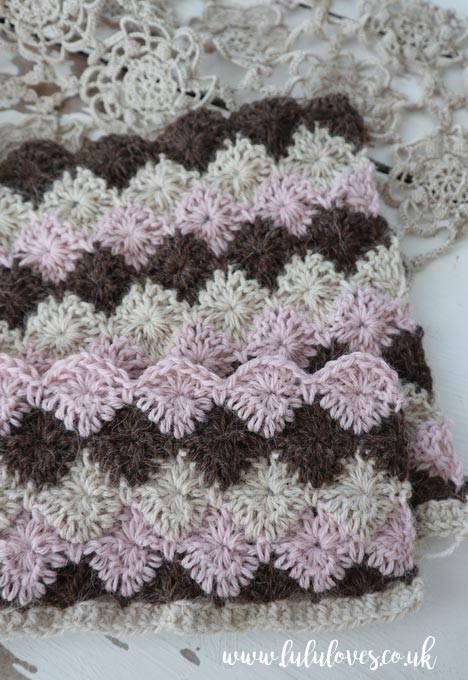 Lululoves | Crochet Catherine Wheel Stitch