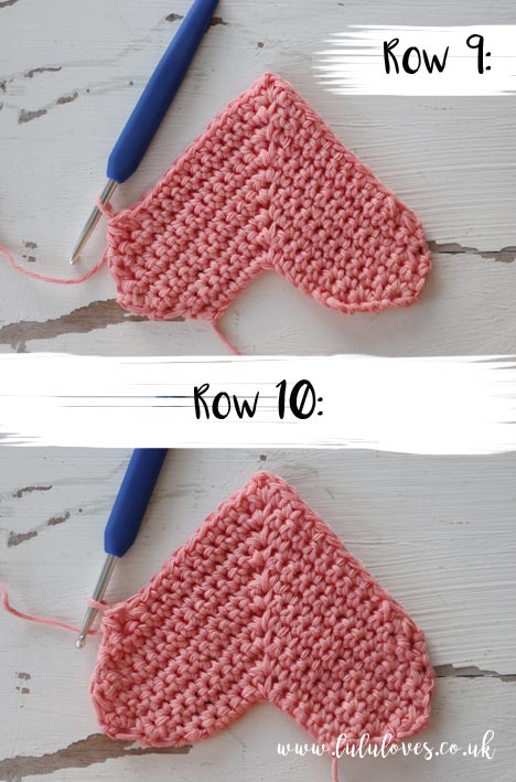 Lululoves | Crochet Ruffle Hearts Pattern