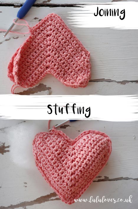 Lululoves | Crochet Ruffle Hearts Pattern