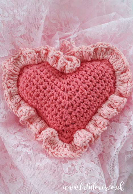 Lululoves | Crochet Ruffle Heart