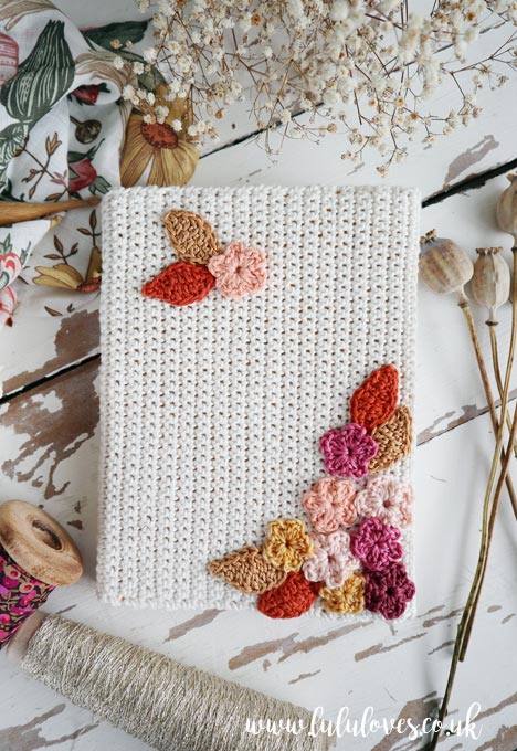 Free Crochet Pattern - A5 Journal Cover | Lululoves Blog 