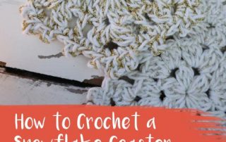 Crochet Video Tutorial Snowflake Coasters - Lululoves Crochet