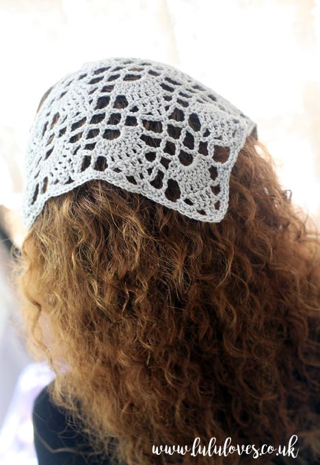 Free Crochet Pattern - Lacy Kerchief | Lululoves Blog