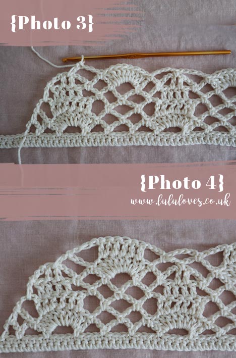 Free Crochet Pattern - Lacy Headscarf | Lululoves Blog